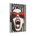 Burning Desire Vampire Pop Art Canvas Print