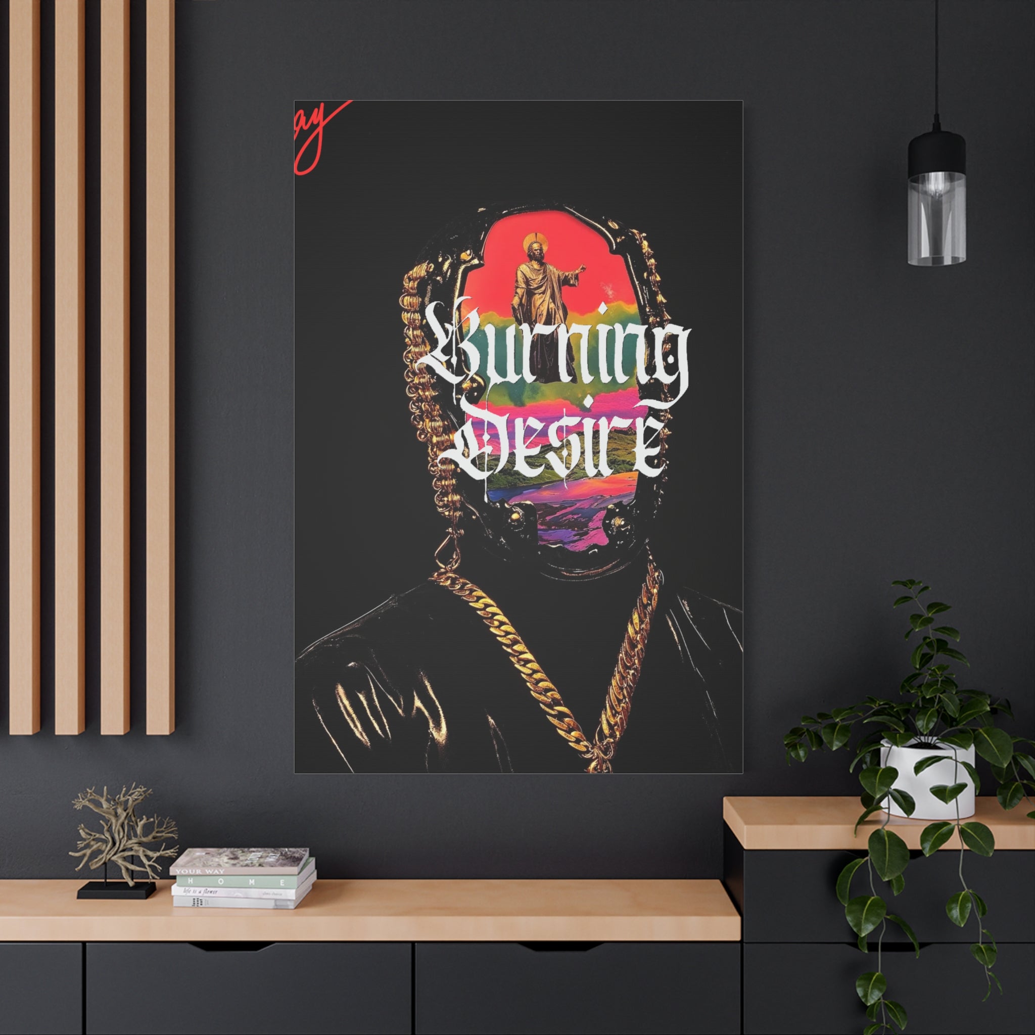 Burning Desire Matte Canvas Wall Art — Stretched 1.25"